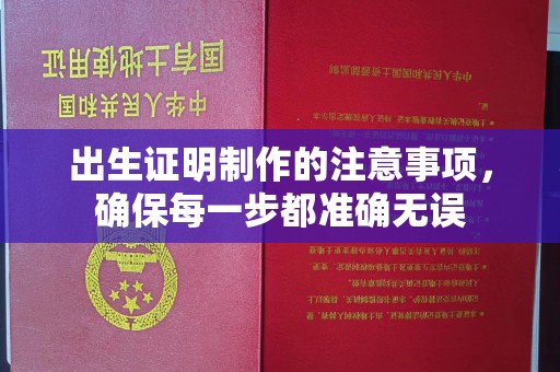 平桂出生证明制作的注意事项，确保每一步都准确无误