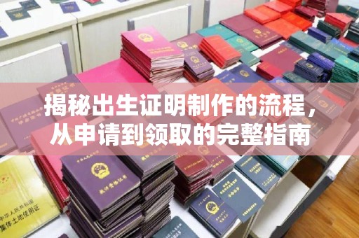 平桂揭秘出生证明制作的流程，从申请到领取的完整指南