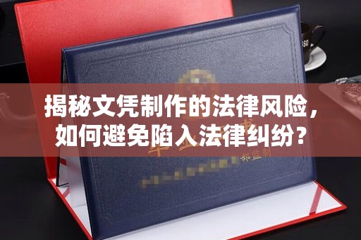 平桂揭秘文凭制作的法律风险，如何避免陷入法律纠纷？